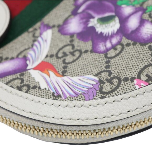 Gucci Ophidia Flora Small Supreme Canvas Shoulder Bag Beige 499621 - Picture 6 of 14